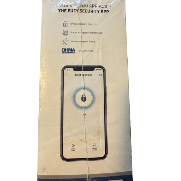Eufy Fingerprint Identification Model T8510 Smart Lock Model Sealed NWB By Anker - Picture 3 of 6